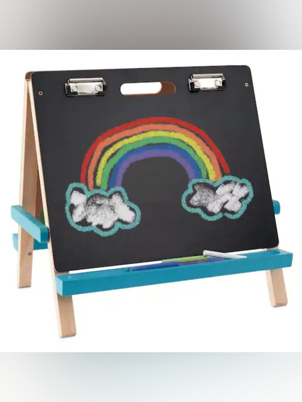 Dry Erase Board & Chalkboard Tabletop Easel by Creatology™